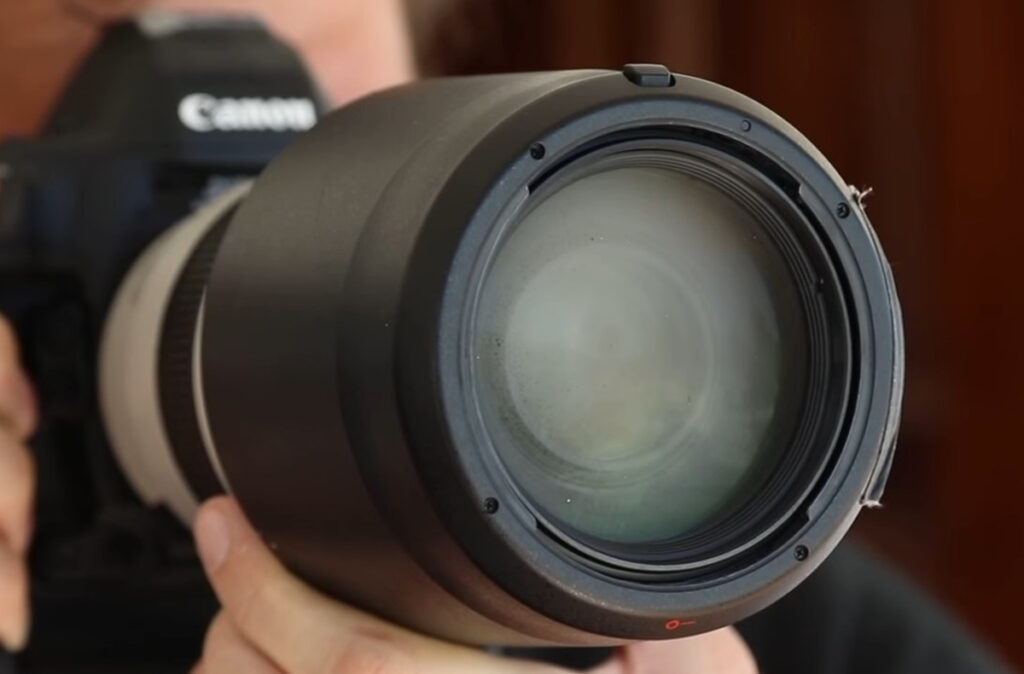 Fogged Canon Camera Lens