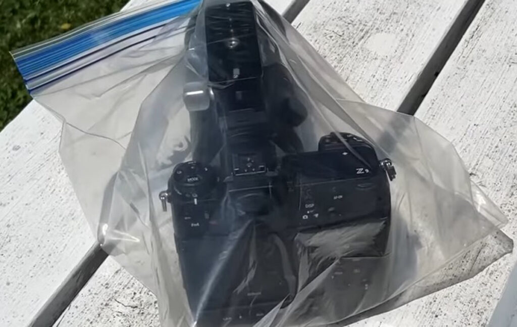 Camera in a Ziploc Bag