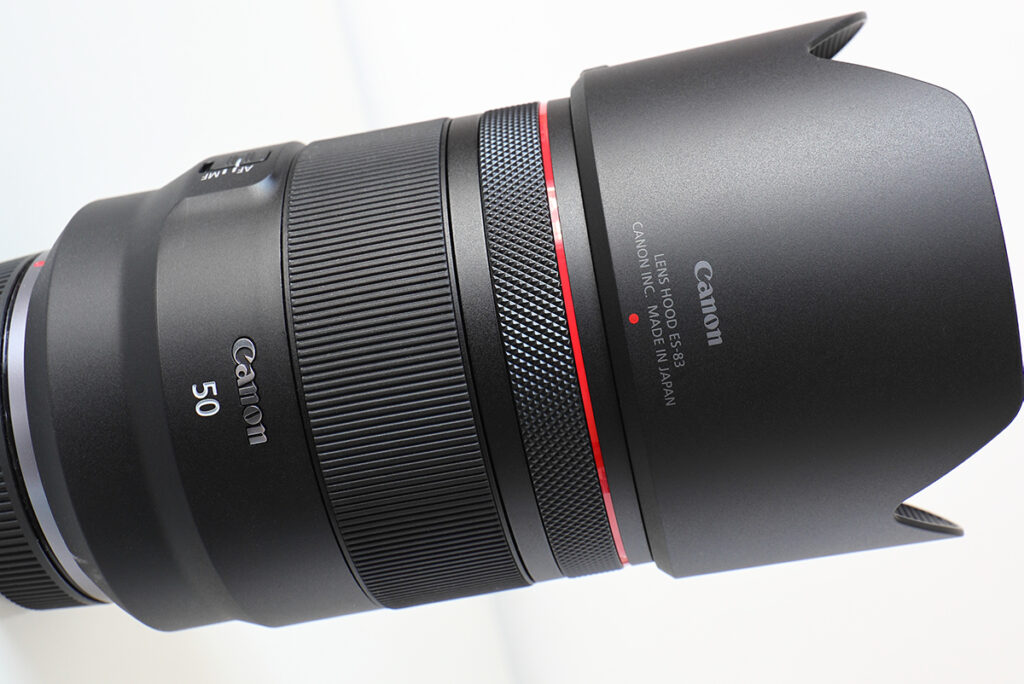 Canon 50mm Lens with Hood