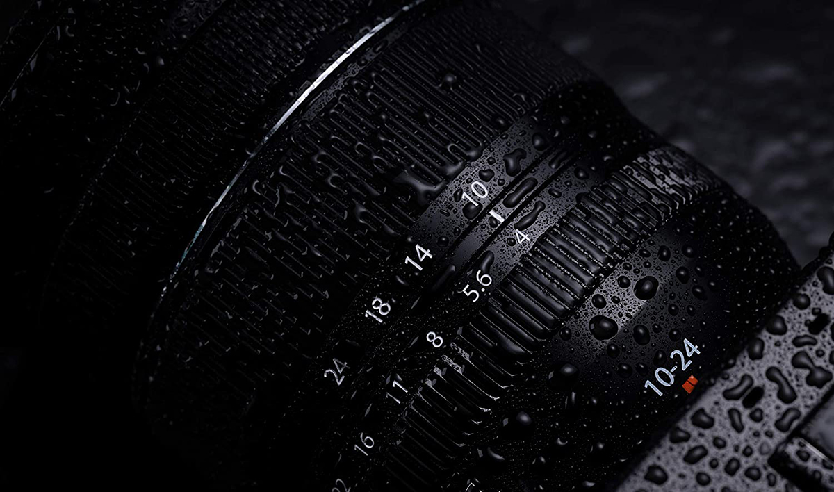 Wet Fujifilm Lens