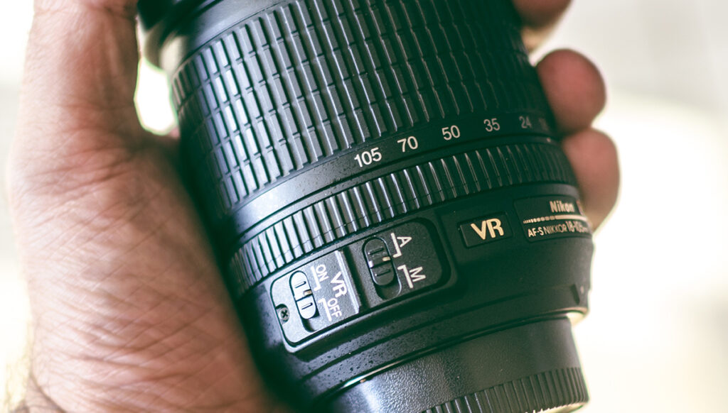Nikon VR and Settings on lens